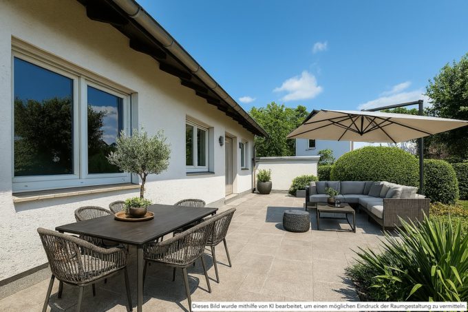 Freistehendes Einfamilienhaus mit großem Garten in Donrath